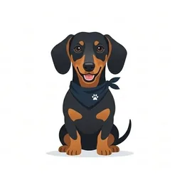 Dachshund illustration